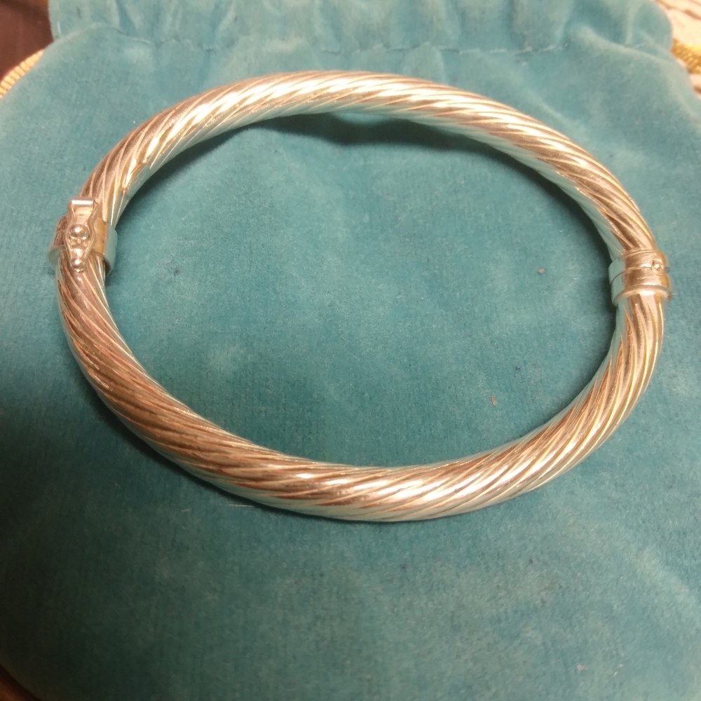 Italian Sterling Silver Bangle